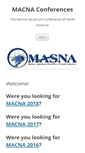 Mobile Screenshot of macnaconference.org
