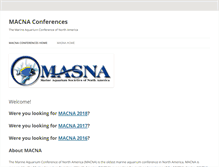 Tablet Screenshot of macnaconference.org